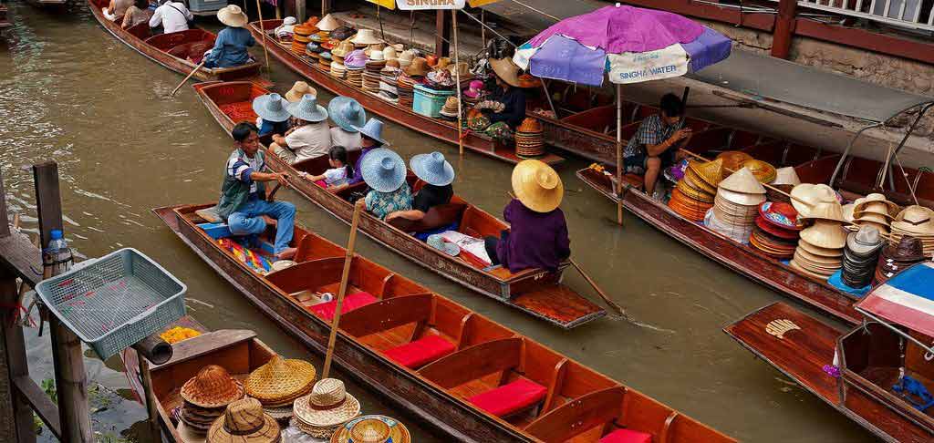 Floating market Bangkok