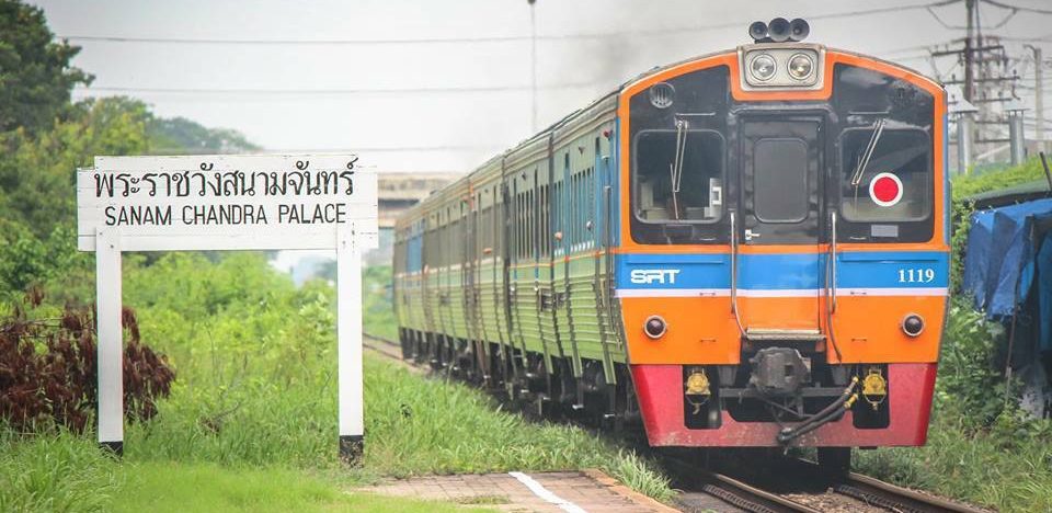 Trains in the thailand