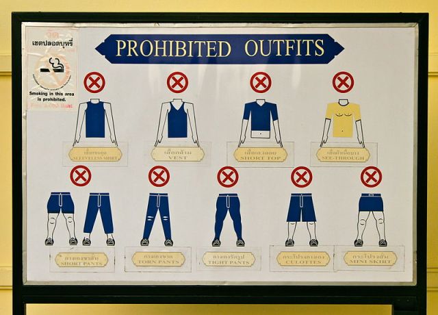 bangkok temple Dress Code