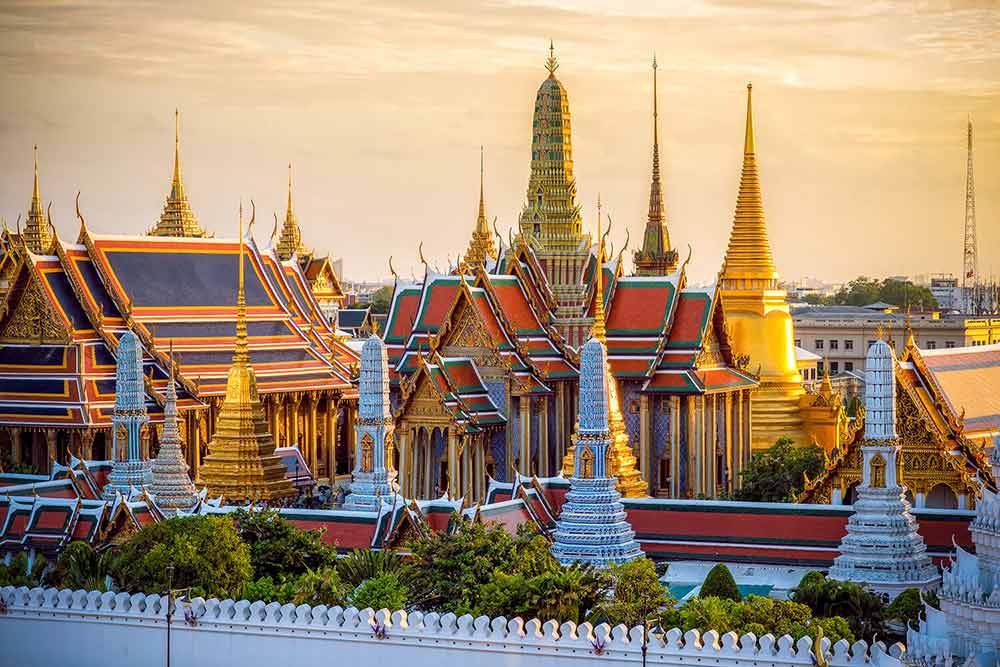 The grand Palace in Bangkok