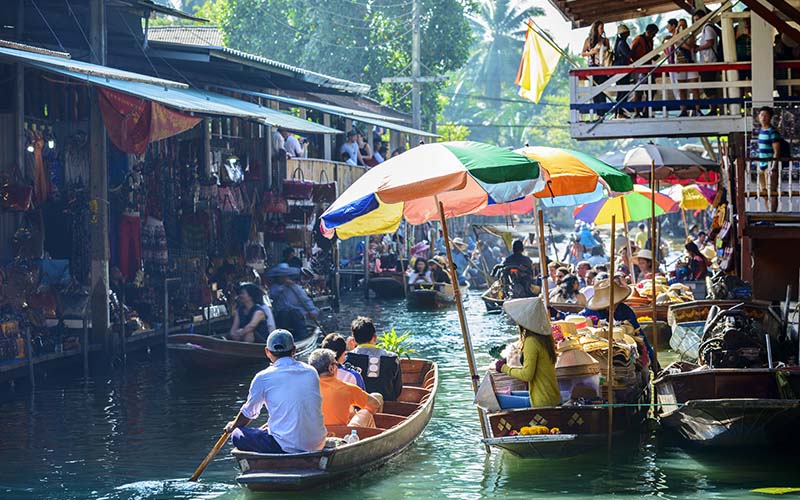 Damnoen Saduak Floating Market, Thailand