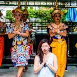 thai dance at erawan shrine