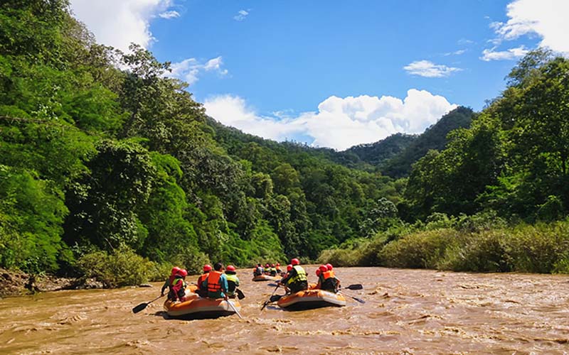 Rafting in Pai Thailand