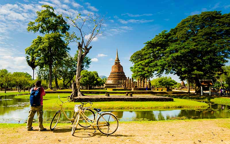 Trip to Sukhothai by Bicycle