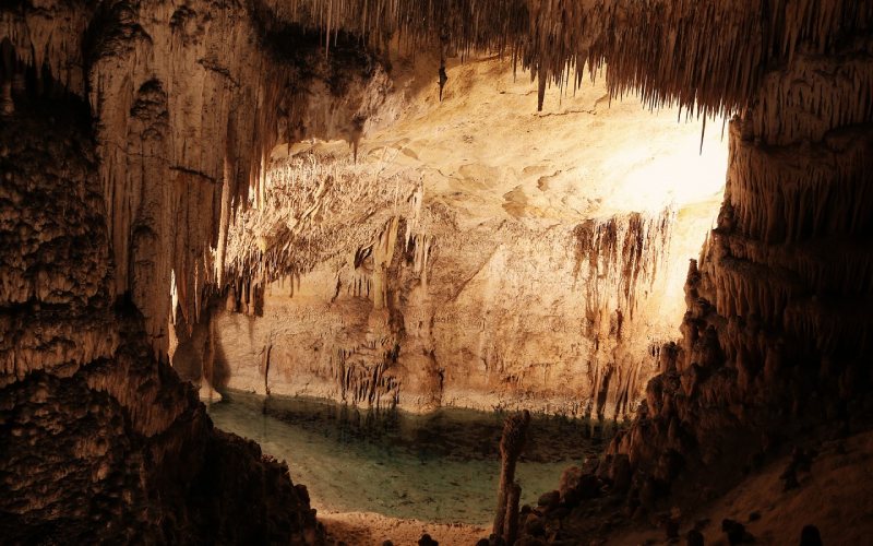 exploring caves in thailand